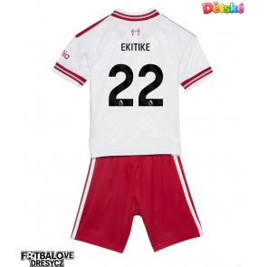 Liverpool Hugo Ekitike #22 Dětské Venkovní dres komplet 2026-27 Krátký Rukáv (+ trenýrky)